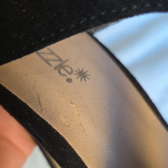 Shoe Dazzle Black Lace-Up Heels - Picture 7 of 8